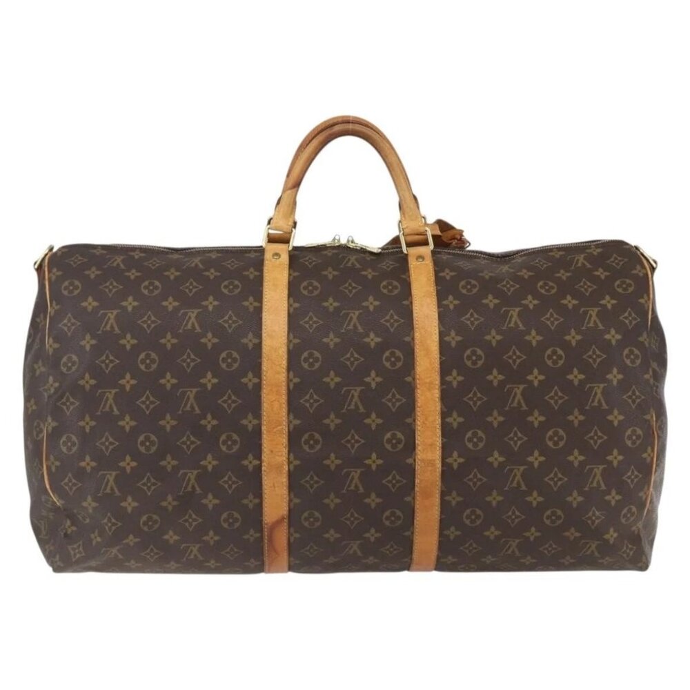 LOUIS VUITTON Monogram Keepall Bandouliere 60 Boston Bag M41412 LV Auth ka964 - Picture 3 of 16